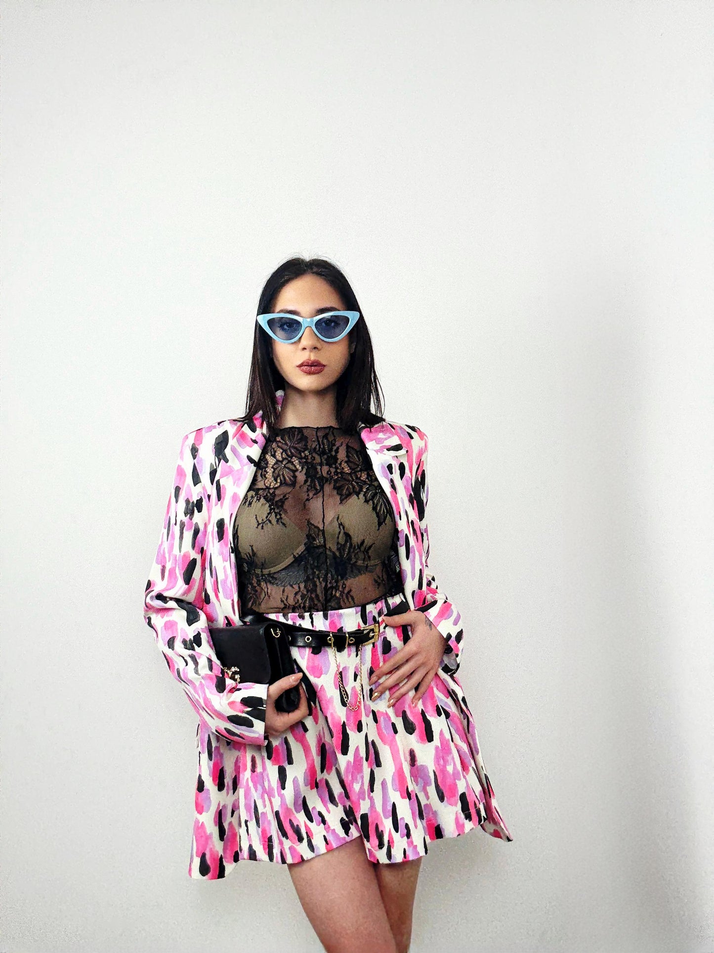 GIACCA CON GONNA PANTLONCINO