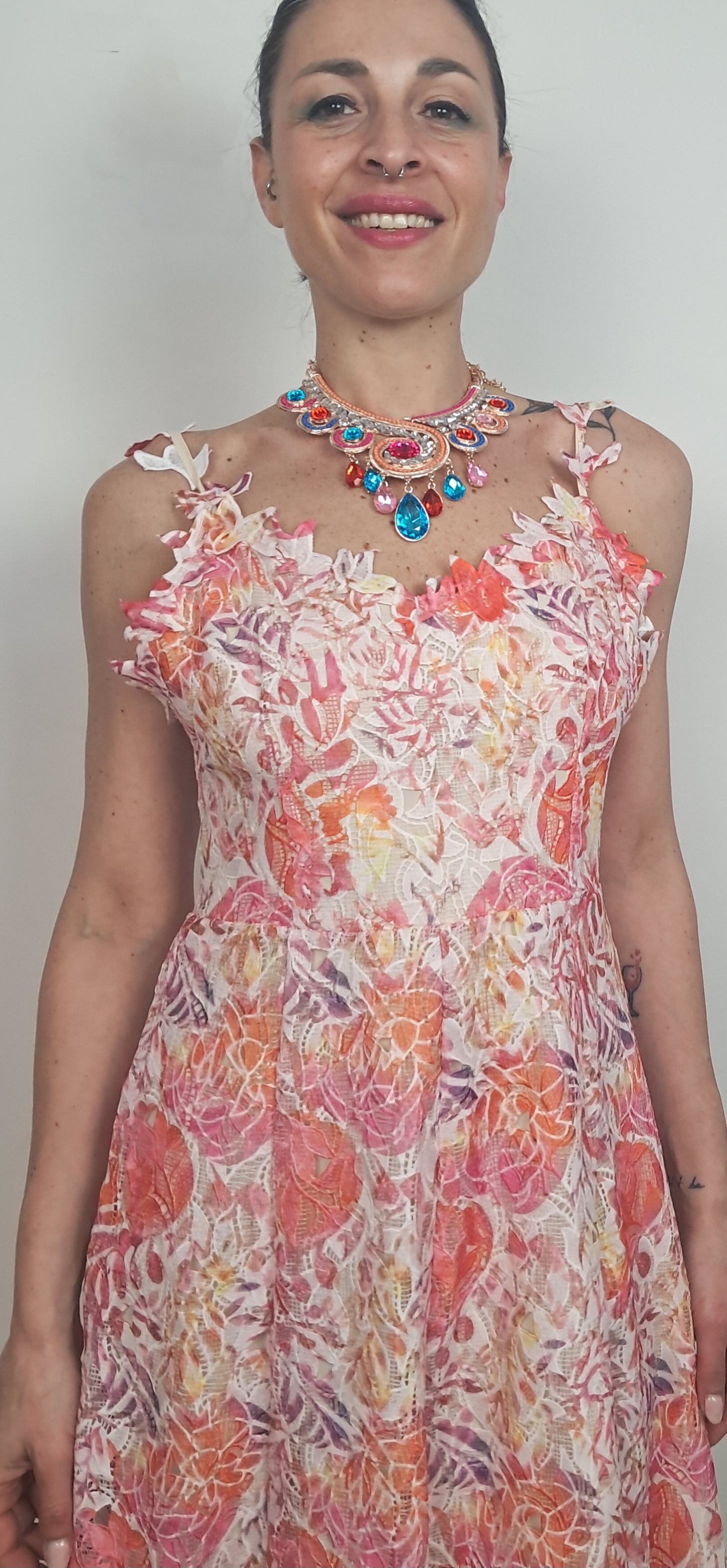 Vestito in macramè stile Positano