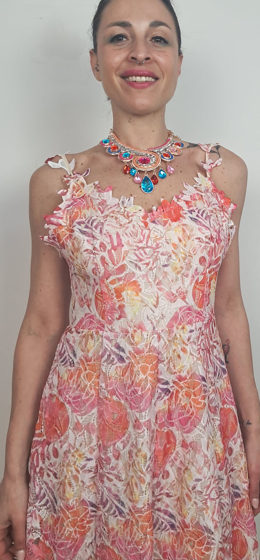 Vestito in macramè stile Positano