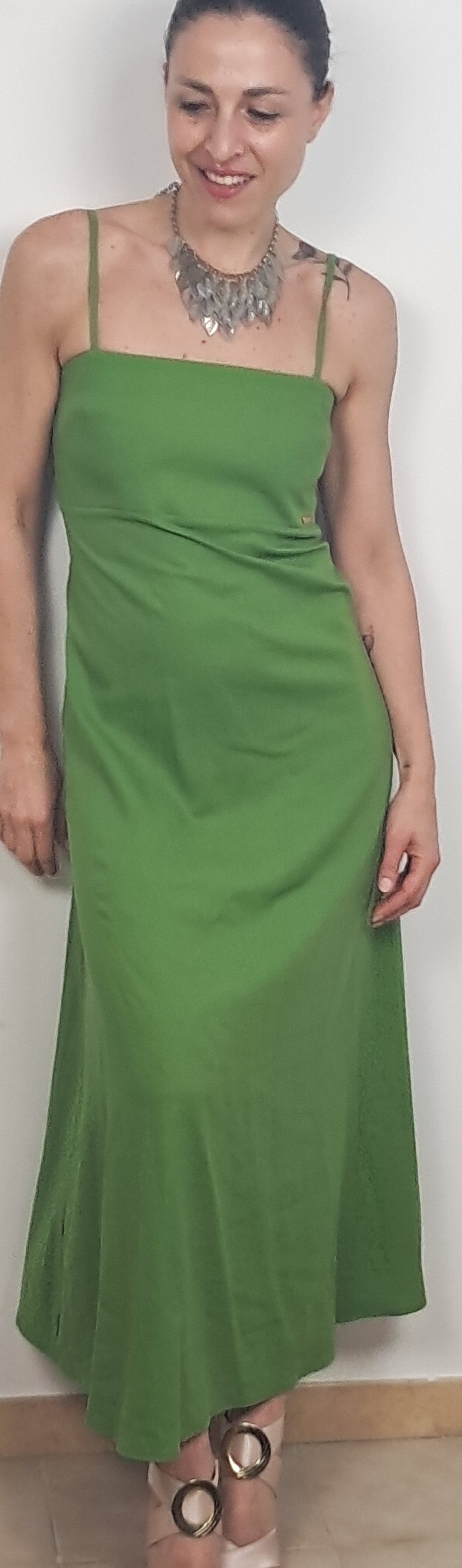 Vestito lungo taglio impero