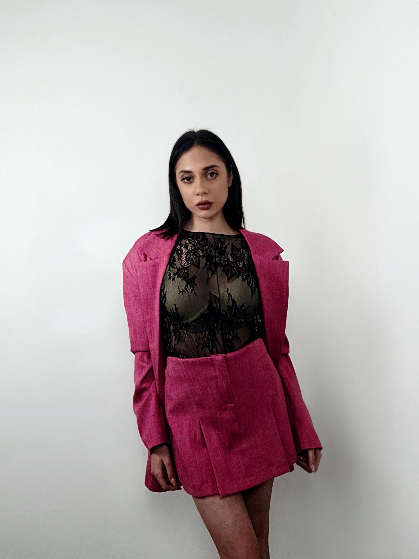 COMPLETO GIACCA E GONNA PANTALONCINO BOURGUGNI