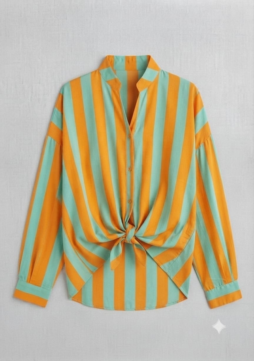 Camicia Foulard a Righe – Taglia Unica