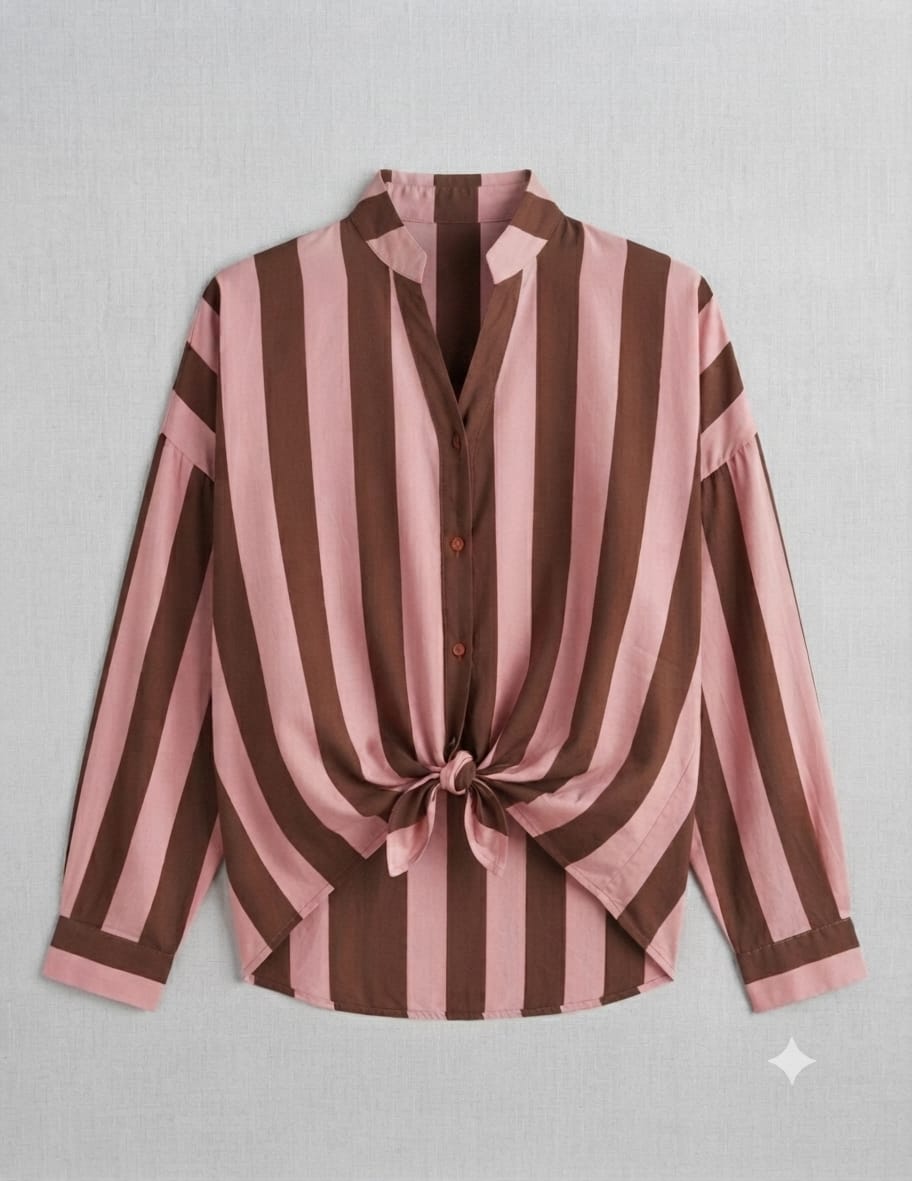 Camicia Foulard a Righe – Taglia Unica