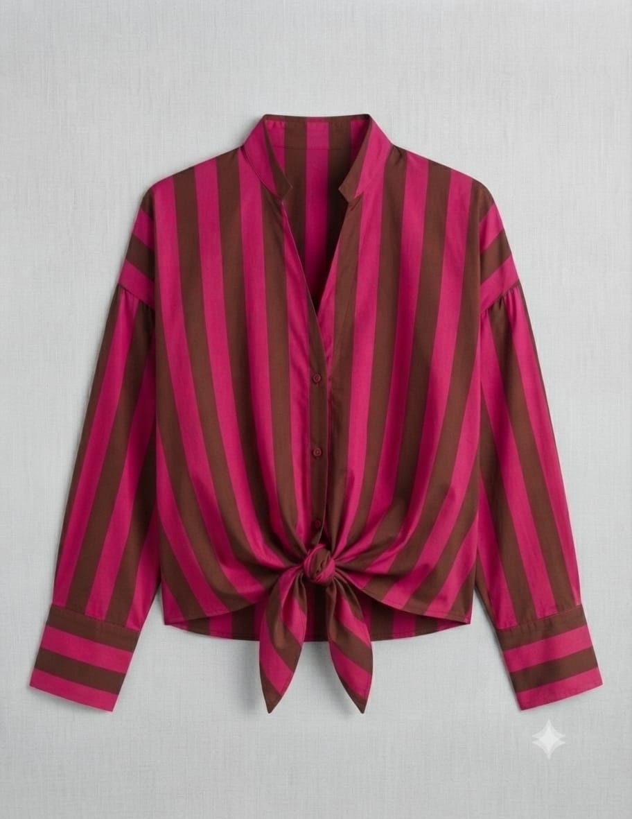 Camicia Foulard a Righe – Taglia Unica